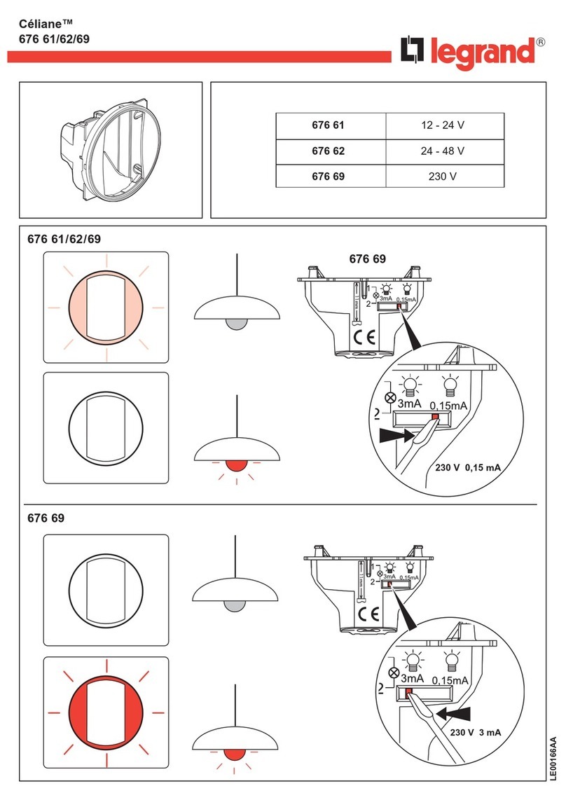 LEGRAND Celiane 676 61 User manual