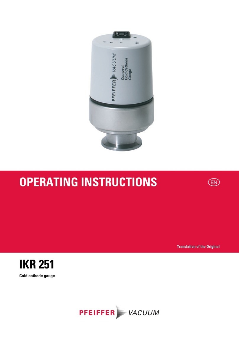 Pfeiffer Vacuum IKR 251 User manual