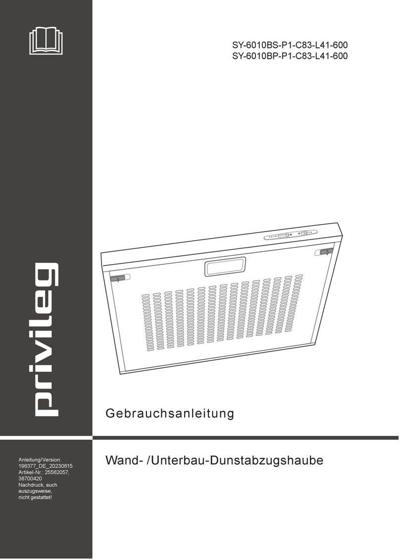 privileg SY-6010BS-P1-C83-L41-600 user manual