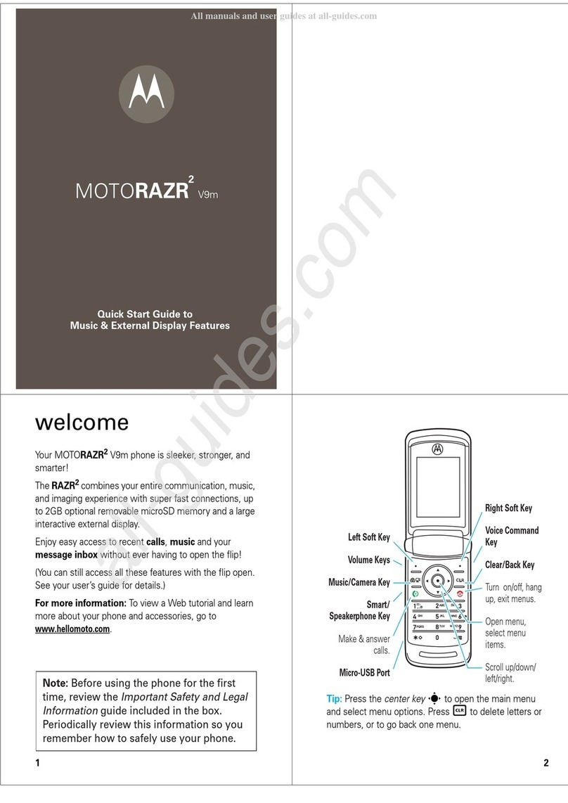 Motorola RAZR2 V9m User manual