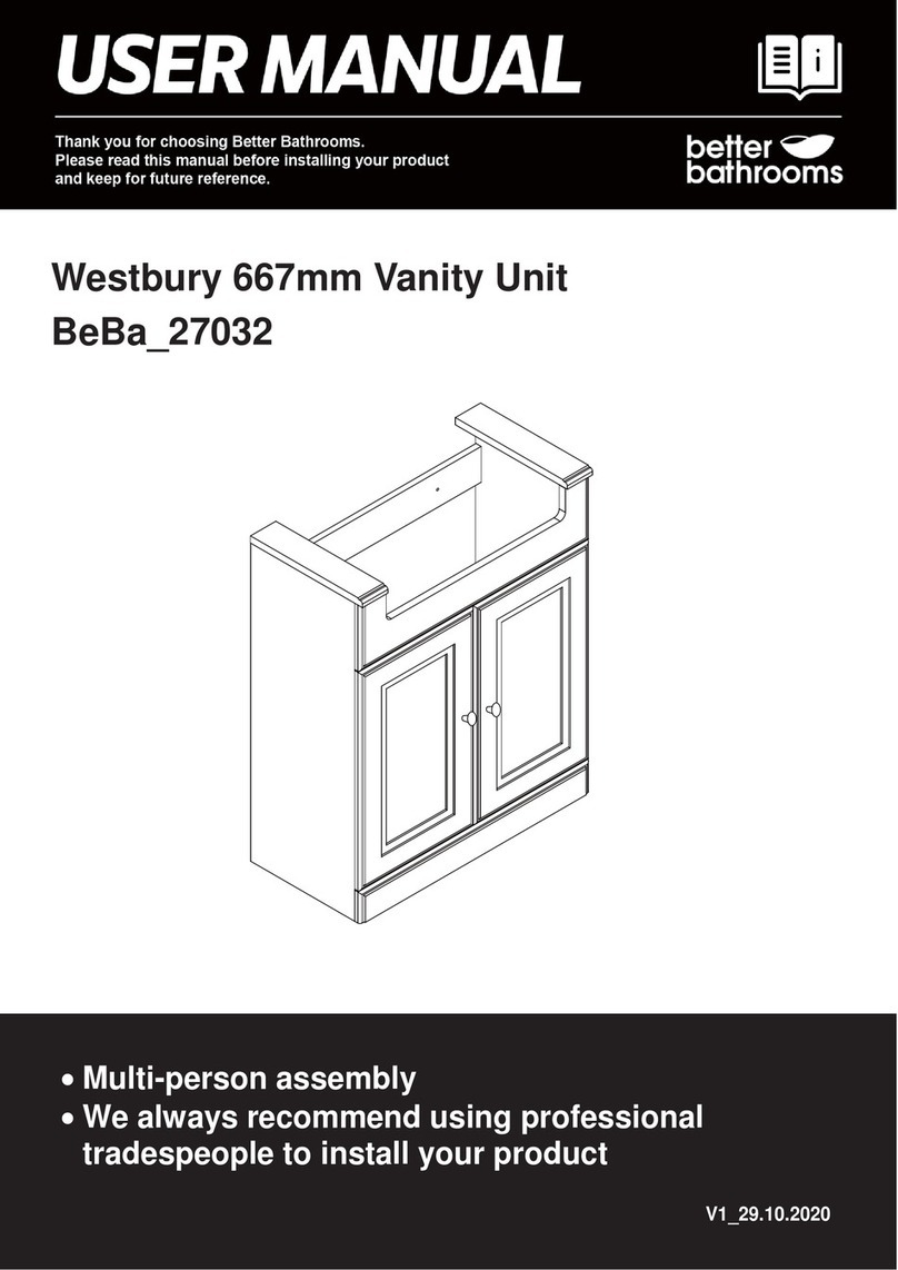 Better Bathrooms Westbury BeBa 27032 User manual Better Bathrooms Westbury BeBa 27032 User manual