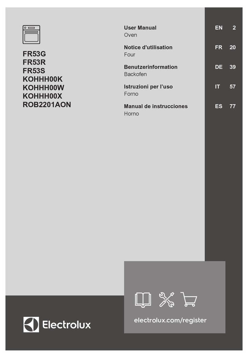 Electrolux FR53G user manual