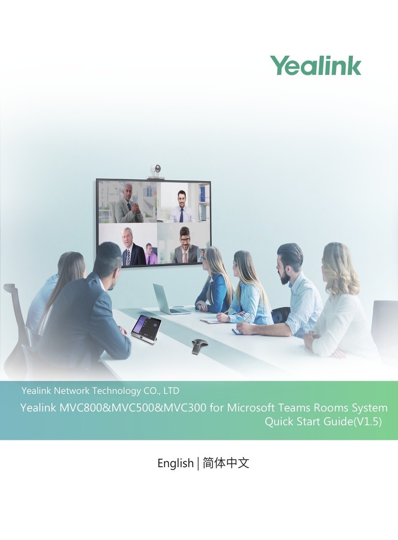 Yealink MVC Series: MVC800 User manual
