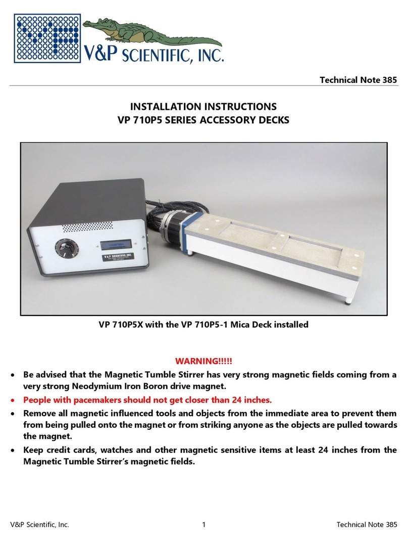 V&P Scientific VP 710P5 Series User manual V&P Scientific VP 710P5 Series User manual