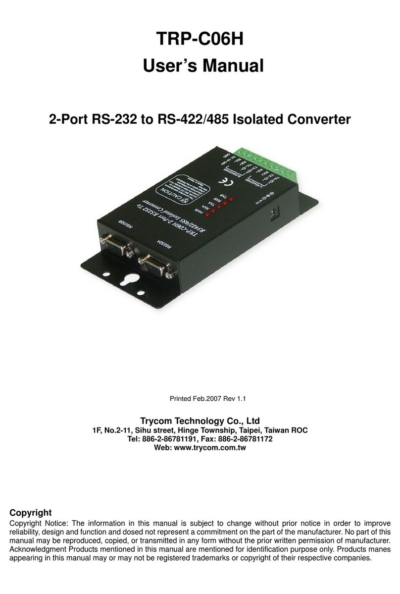 Trycom Technology TRP-C06H user manual