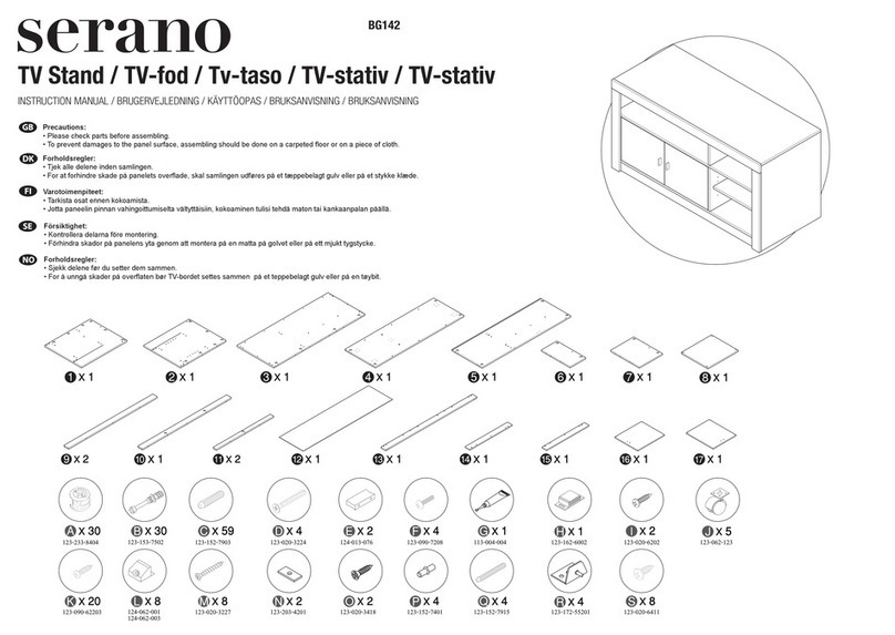 SERANO BG142 User manual