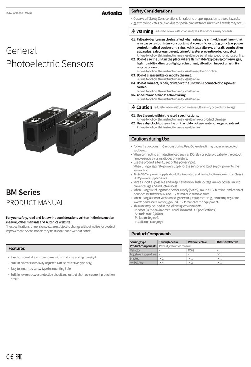 Autonics BM Series User manual