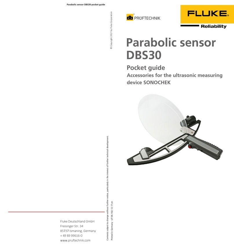 Fluke PRUFTECHNIK DBS30 User manual Fluke PRUFTECHNIK DBS30 User manual
