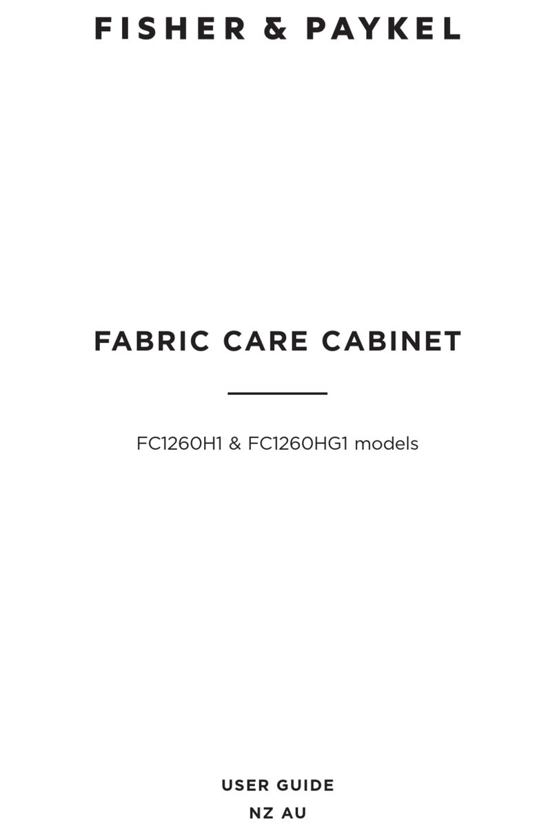 Fisher & Paykel FC1260H1 User manual