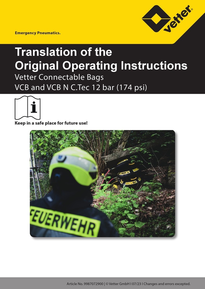 Vetter VCB C.Tec Translation of the original operating instructions Vetter VCB C.Tec Translation of the original operating instructions