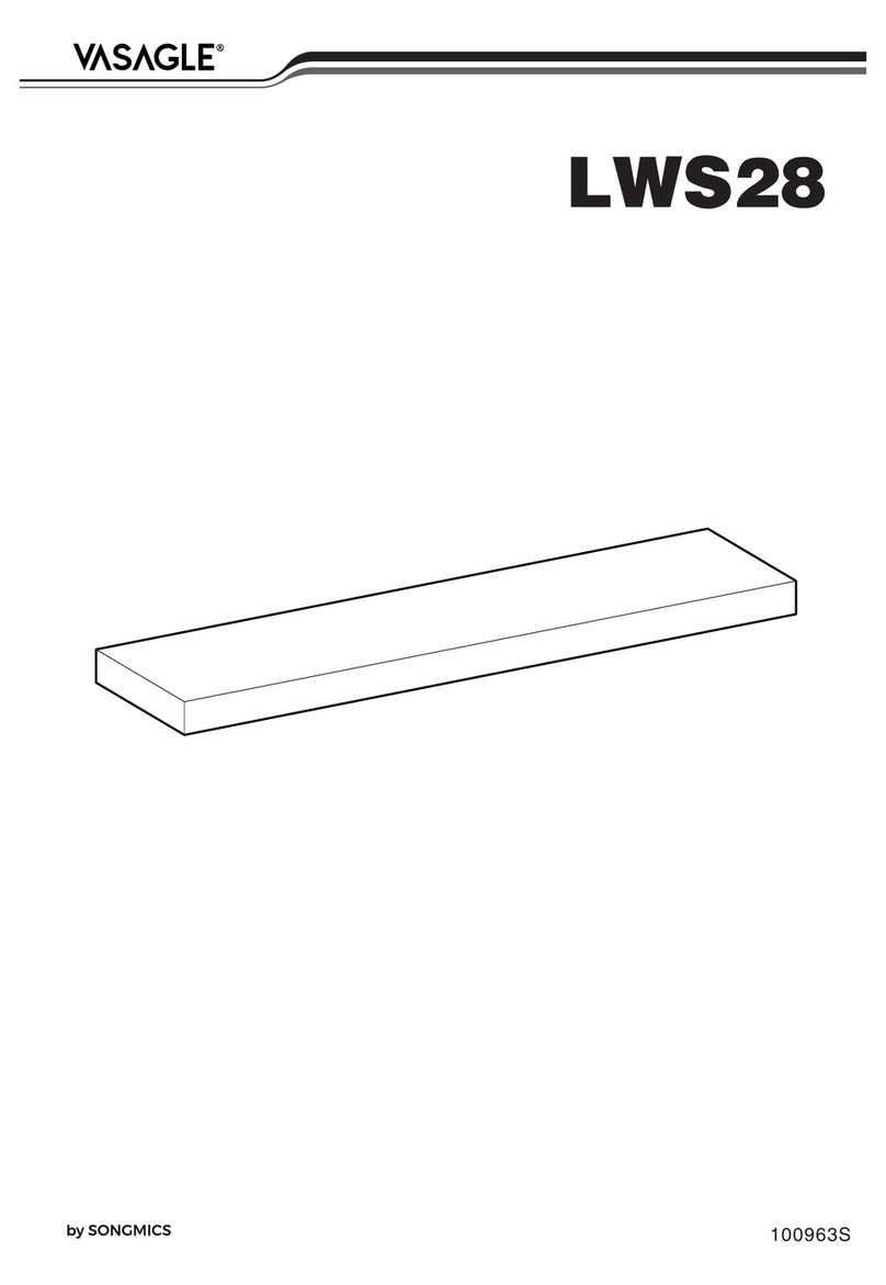 Songmics VASAGLE LWS28 Assembly instructions Songmics VASAGLE LWS28 Assembly instructions