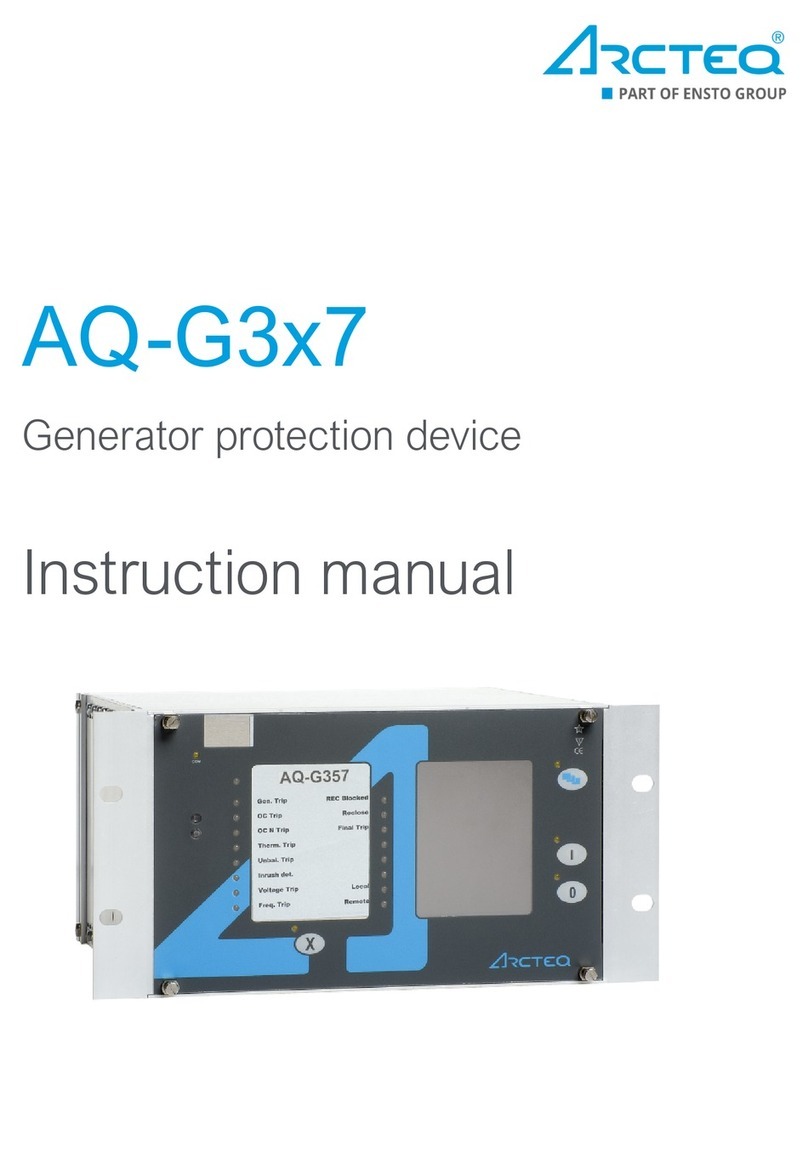 Arcteq AQ-G3 7 Series User manual