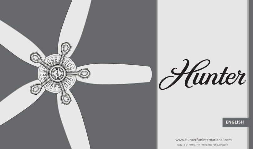 Hunter Maribel Series User manual