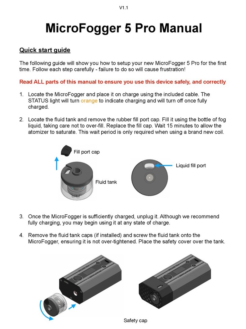 Vosentech MicroFogger 5 Pro manual
