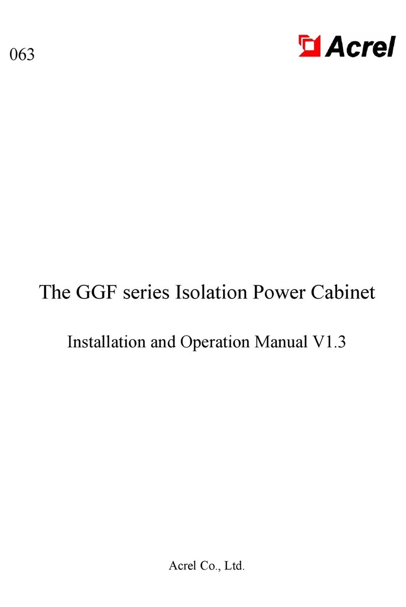 Acrel GGF Series Installation and operation manual