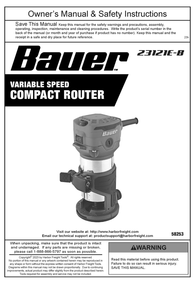 Bauer 23121E-B Assembly instructions