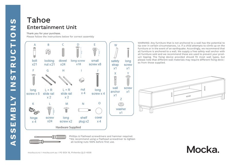 Mocka Tahoe User manual