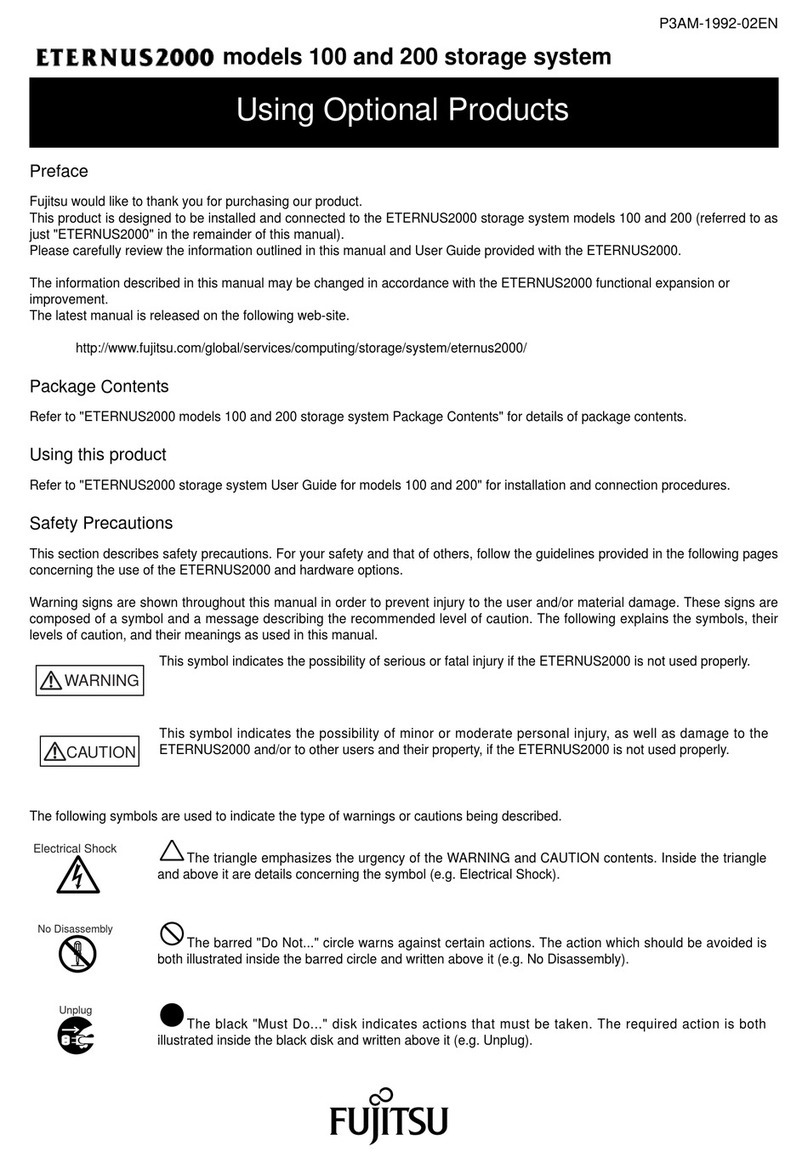 Fujitsu ETERNUS2000 200 Guide