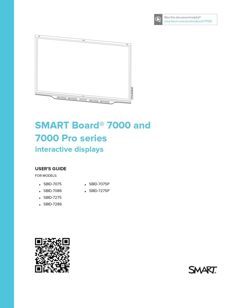 SMART Board SBID-7086 User manual