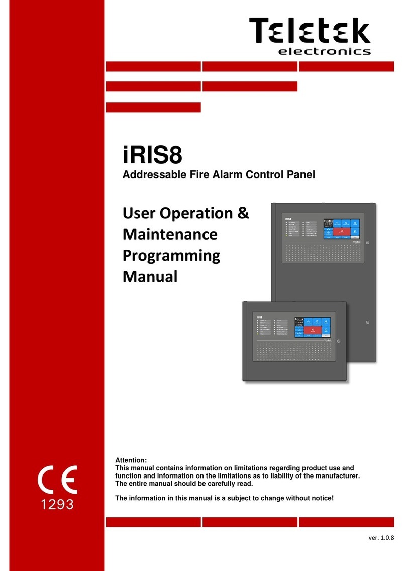 Teletek electronics iRIS8 Installation guide