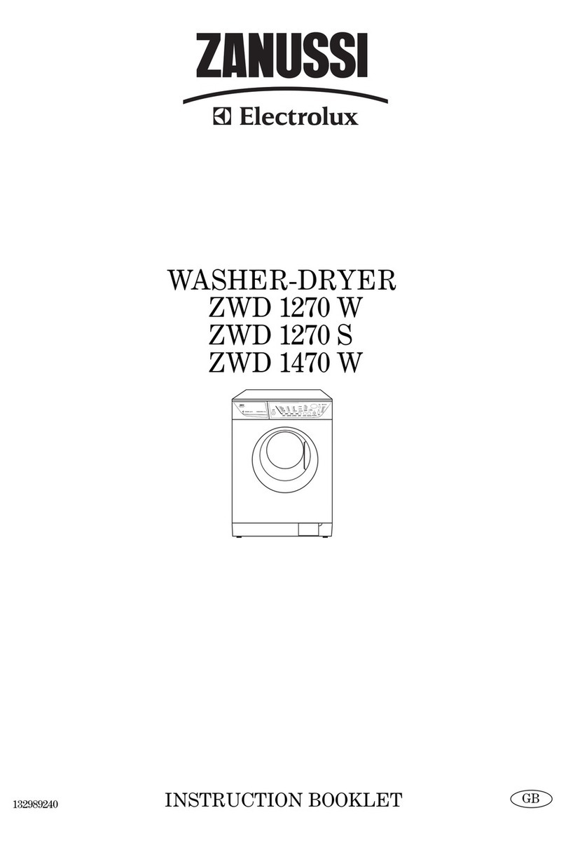 Electrolux Zanussi ZWD 1270 W User manual