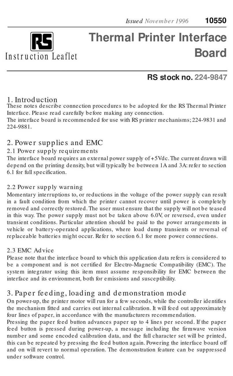 RS 224-9847 Instruction leaflet