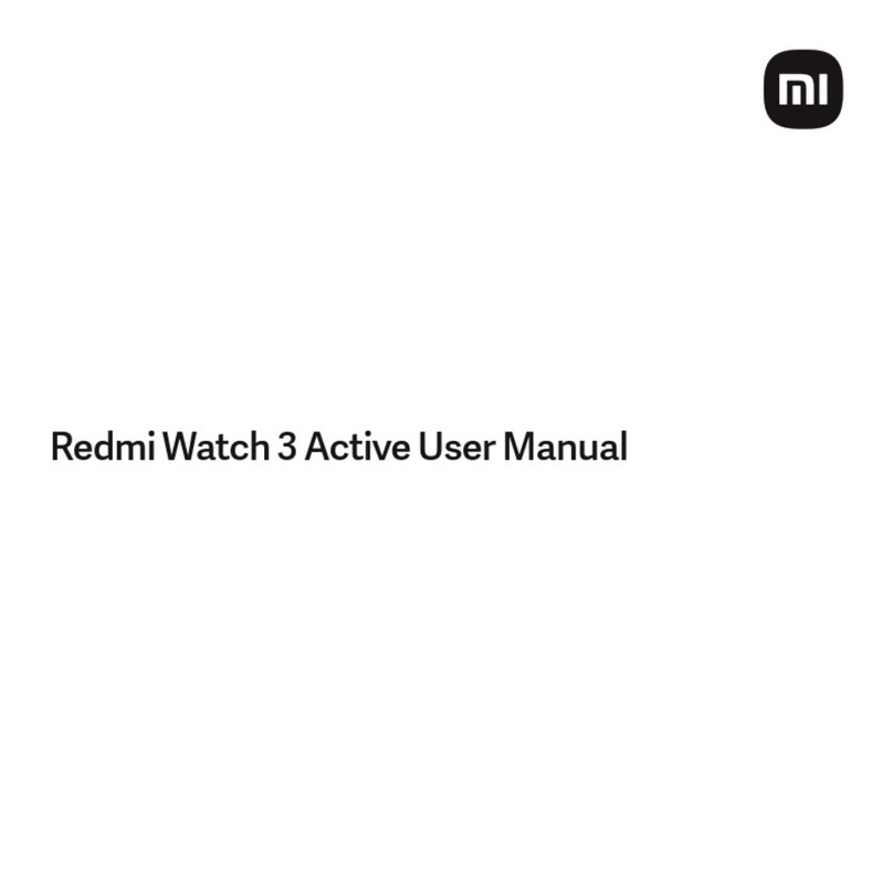 Xiaomi Redmi Watch 3 user manual
