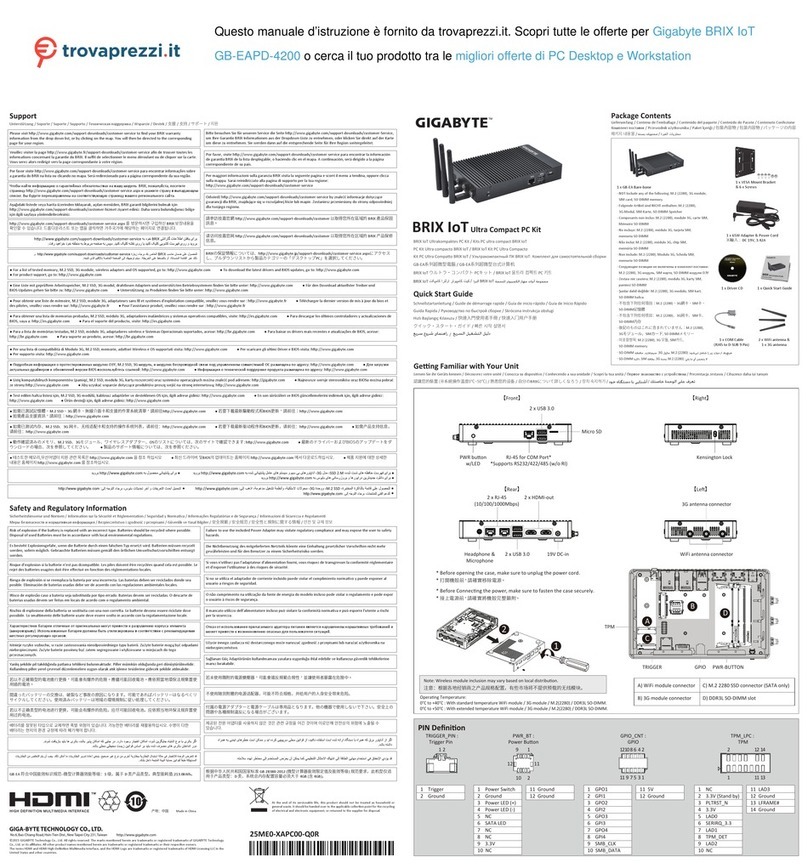 Gigabyte GB-EAPD-4200 User manual