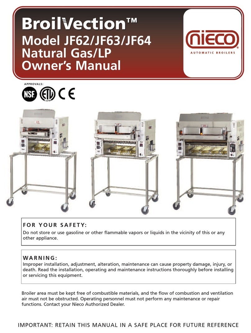 Nieco BroilVection JF64 User manual