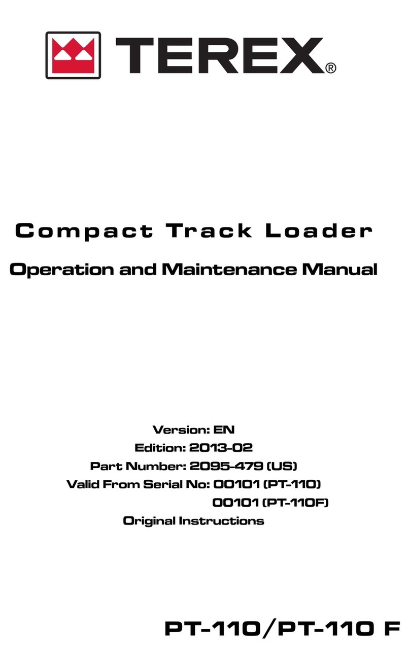 Terex PT-110 F User manual