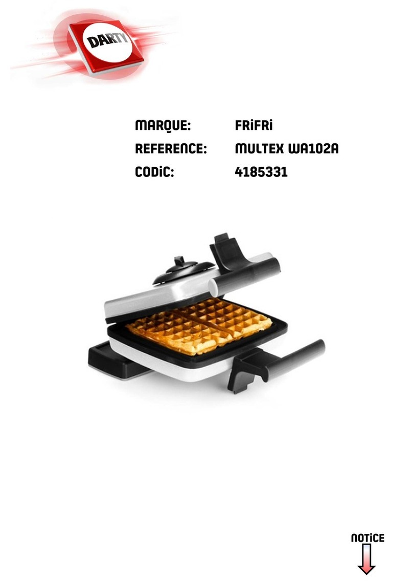 FriFri MULTEX GAUFREX User manual