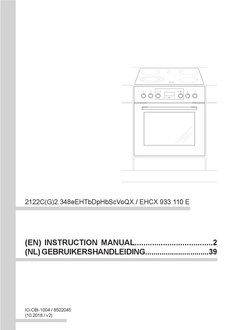 Amica EHCX 933 110 E instruction manual