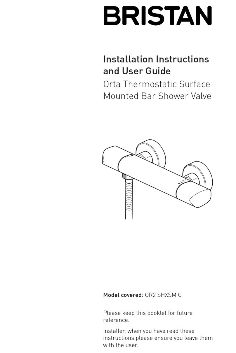 Bristan OR2 SHXSM C Mounting instructions