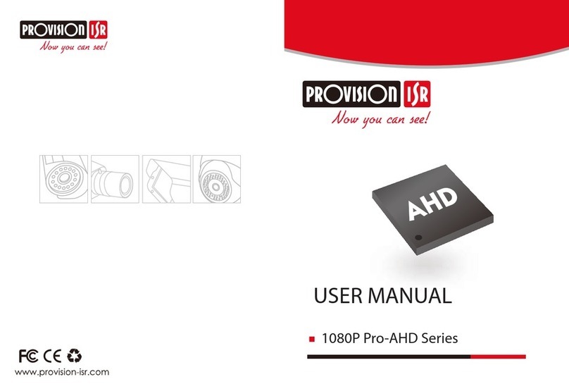 Provision ISR 1080P Pro-AHD Series user manual