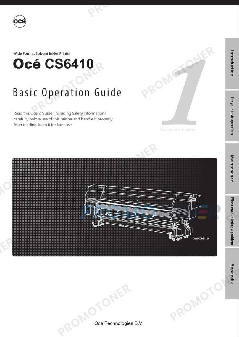 Oce CS6410 Assembly instructions