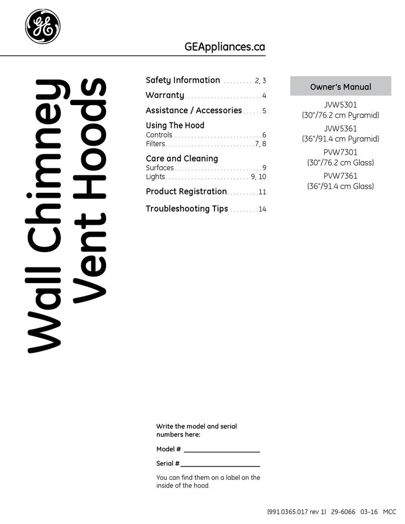 GE PVW7361SJSSC User manual