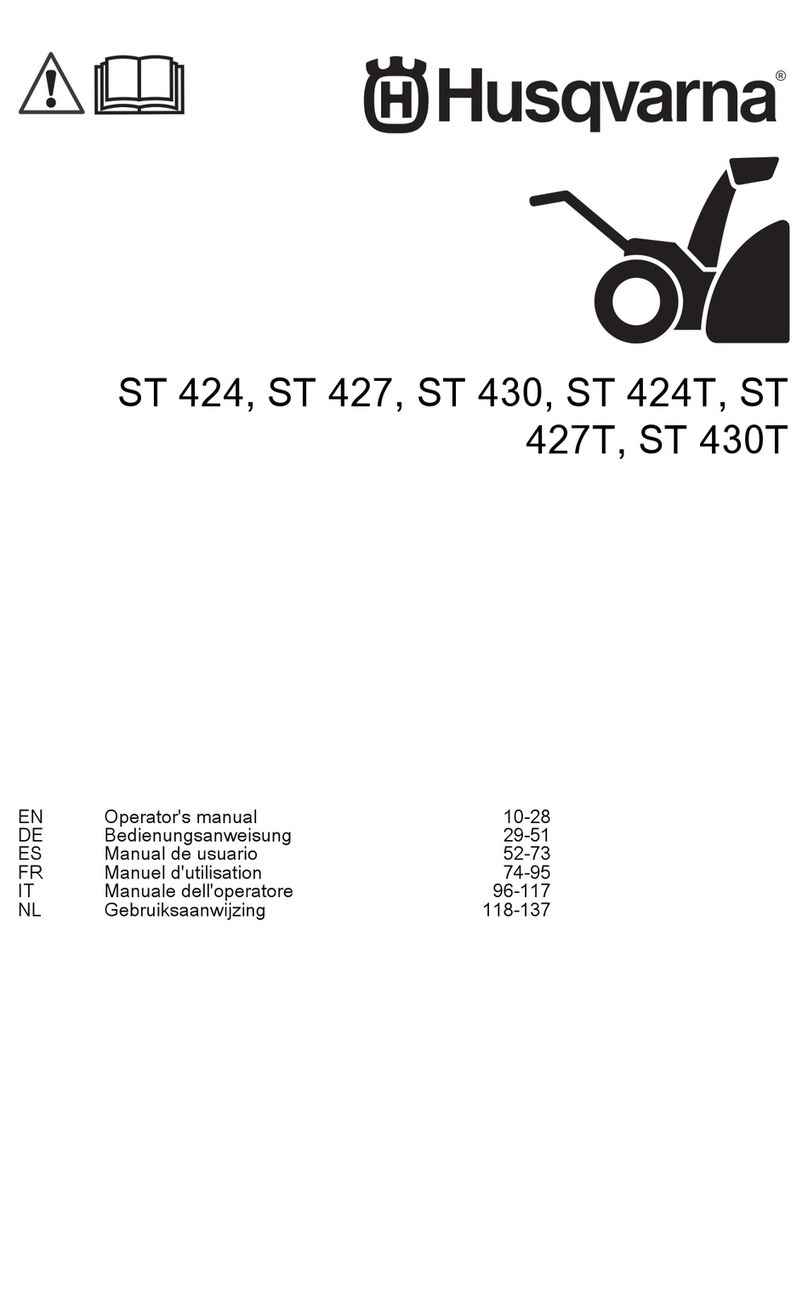 Husqvarna ST 430 User manual Husqvarna ST 430 User manual