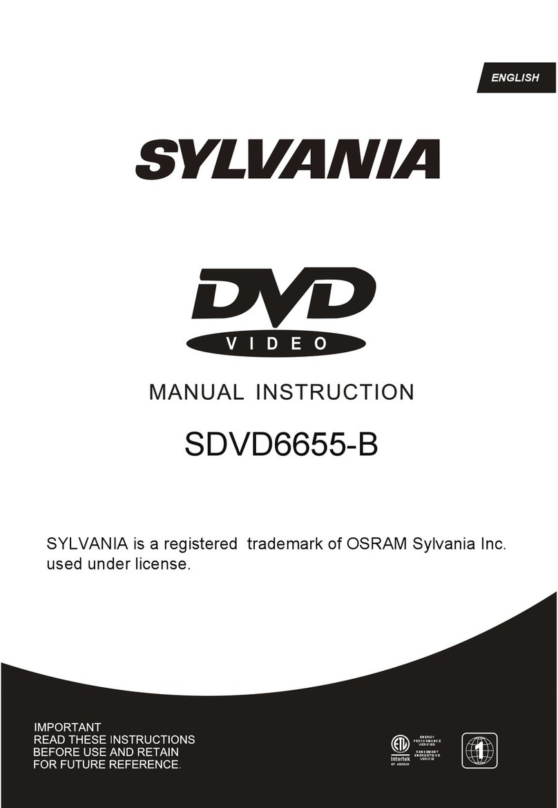 Sylvania SDVD6655-B User manual