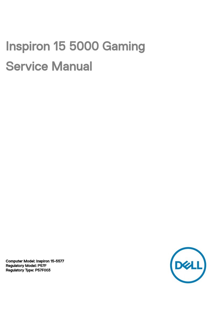 Dell P57F003 Service manual