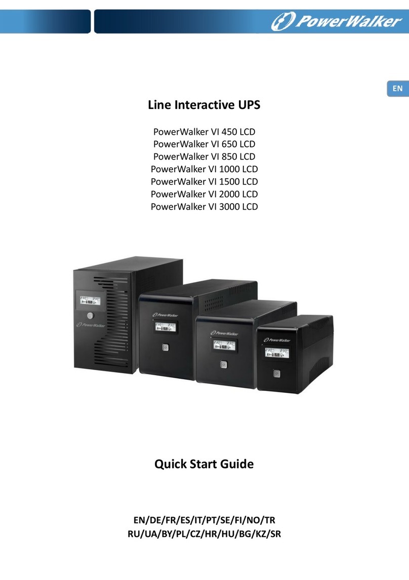 PowerWalker VI 2000 LCD User manual