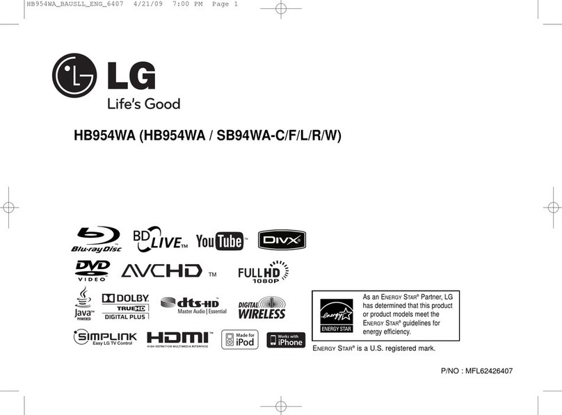 LG SB94WA-C User manual