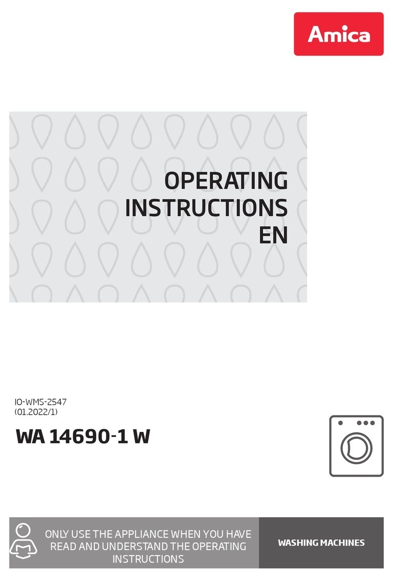 Amica WA 14690-1 W operating instructions
