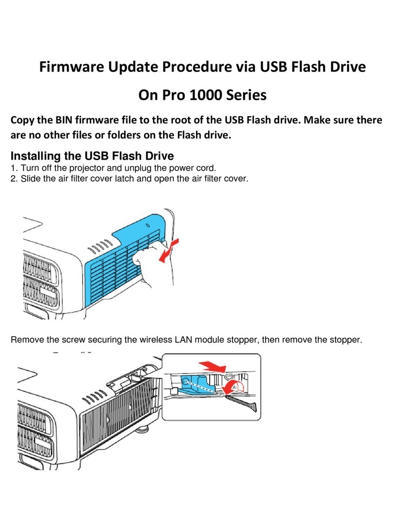 Epson Pro 1000 Series Use and care manual