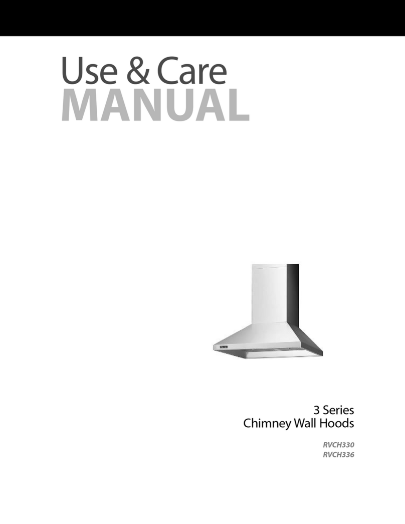 Viking RVCH330 User manual