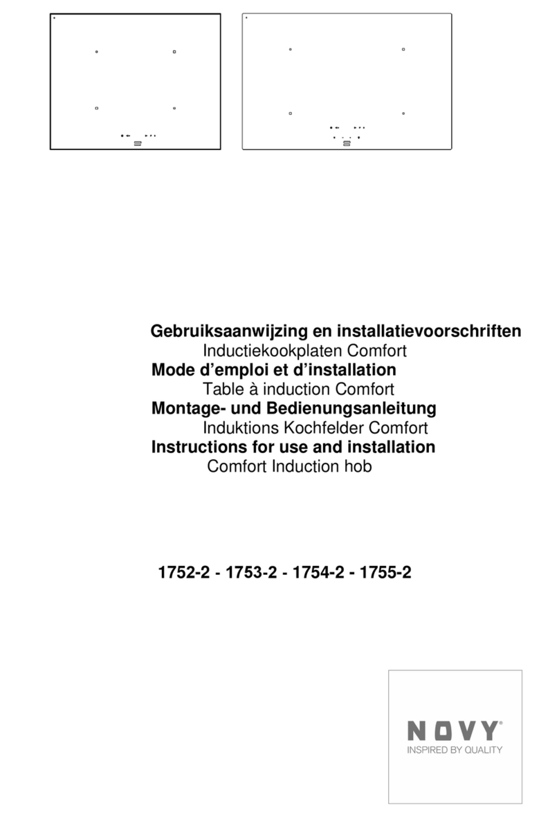 Novy 1752-2 Instructions for use and installation