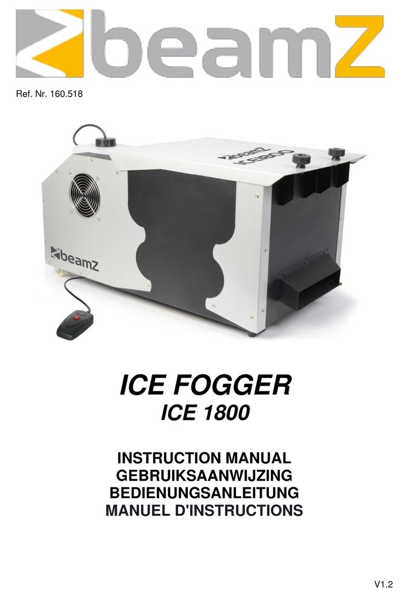 Beamz ICE 1800 instruction manual