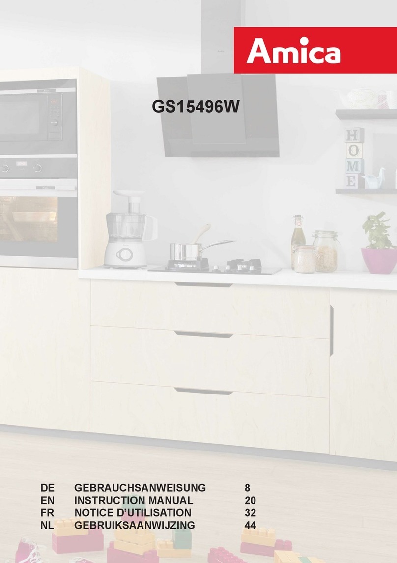 Amica GS15496W instruction manual