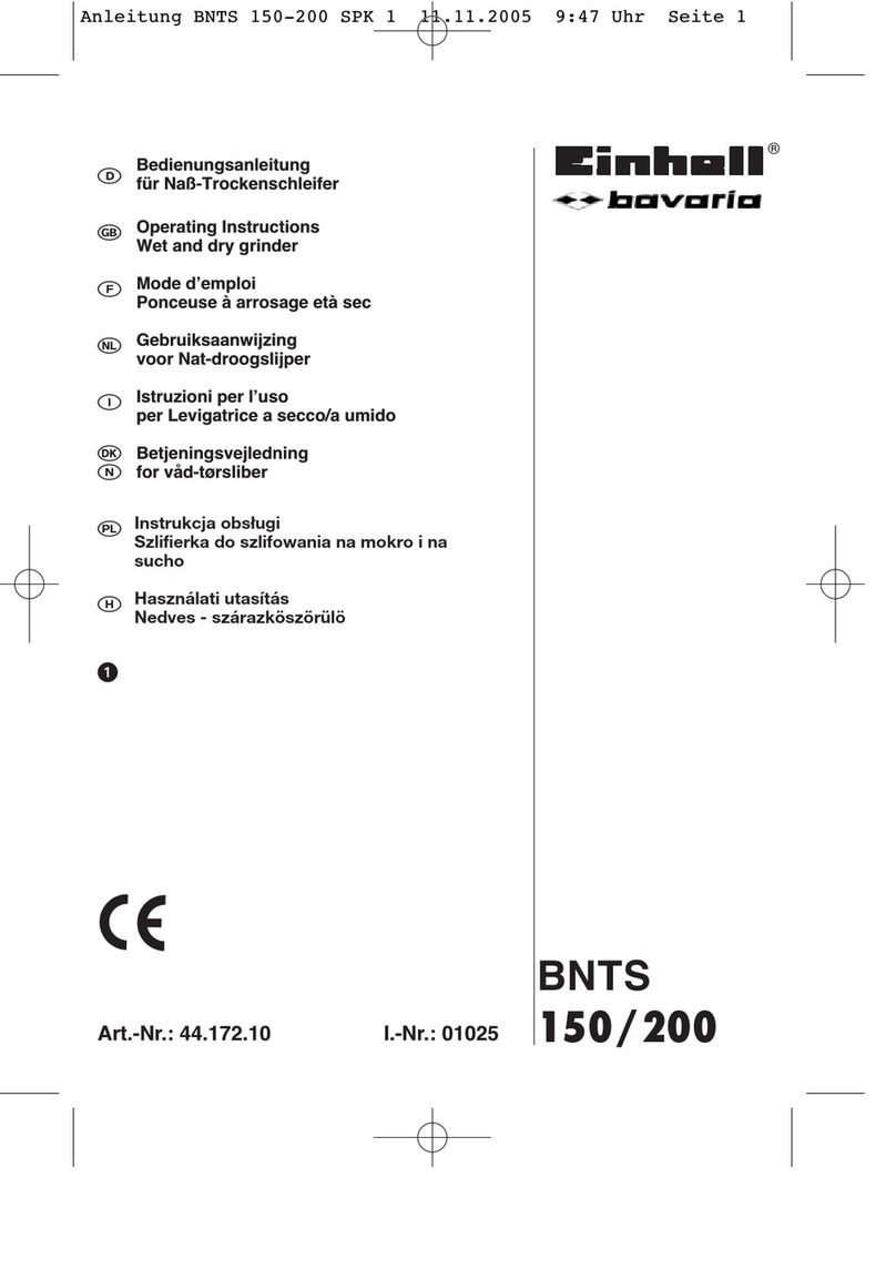 EINHELL bavaria BNTS 150 User manual