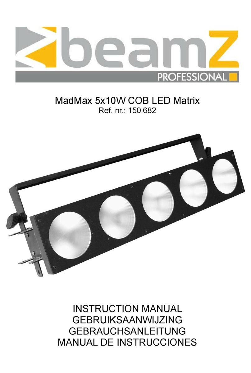 Beamz MadMax 5x10W COB LED Matrix User manual