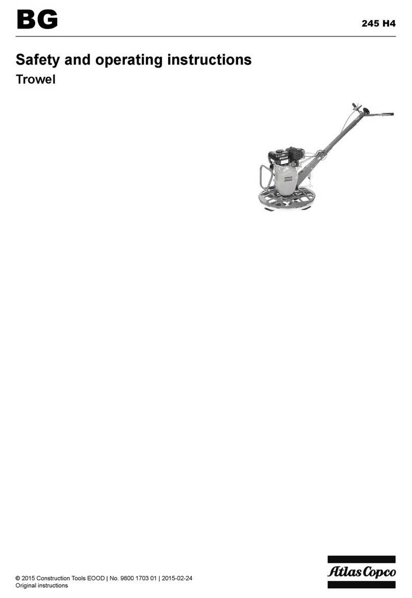 Atlas Copco 245 H4 Safety and operating instructions